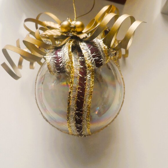 Vintage Christmas glass ornaments 3pcs., - $16 - Picture 3 of 9